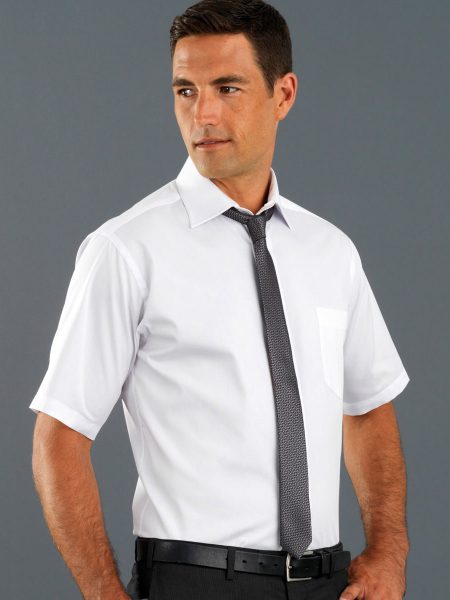Pinpoint Oxford - White - John Kevin | Business Shirts